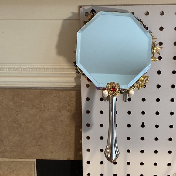 Noel..i Love Jesus Christmas Hand Mirror. Large 5” $98. One of a kind - Picture 5 of 6